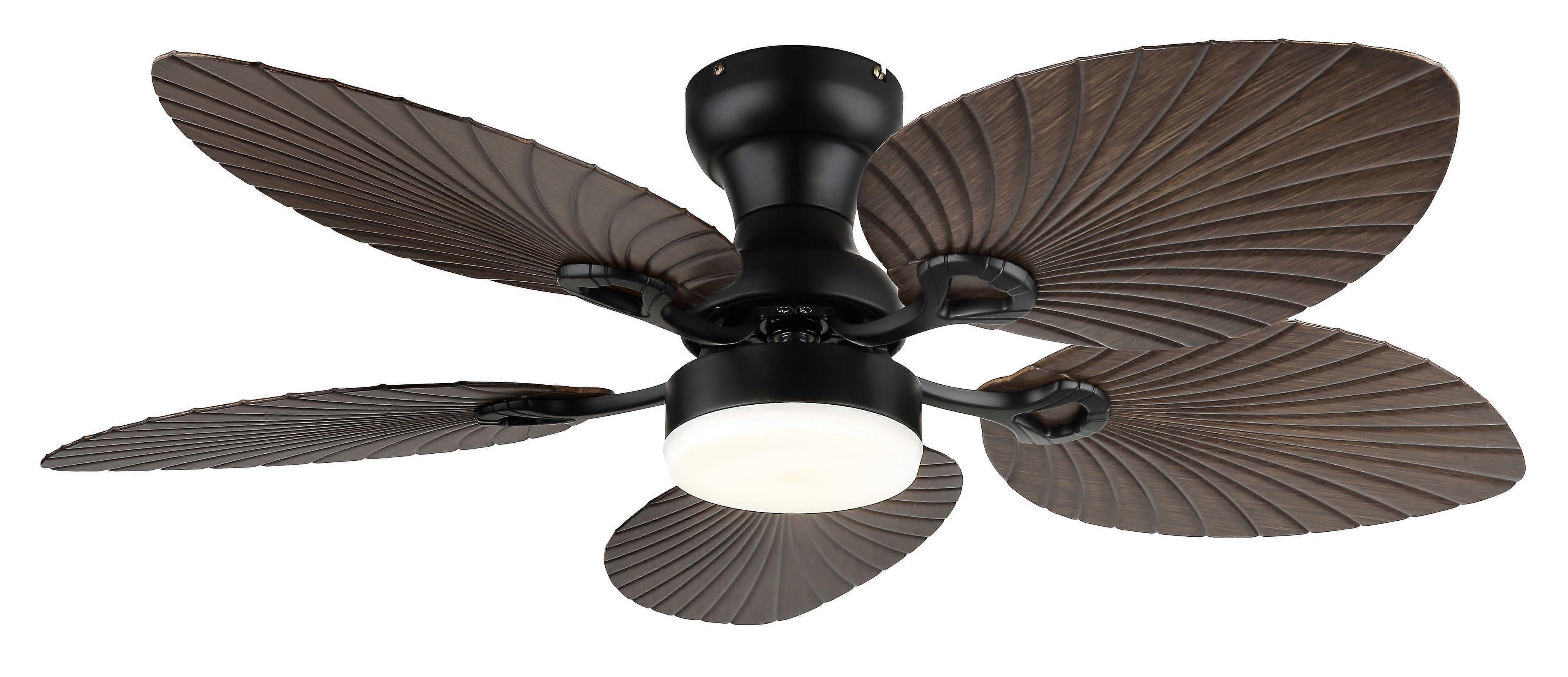 DC Ceiling Fan Elise Black with LED