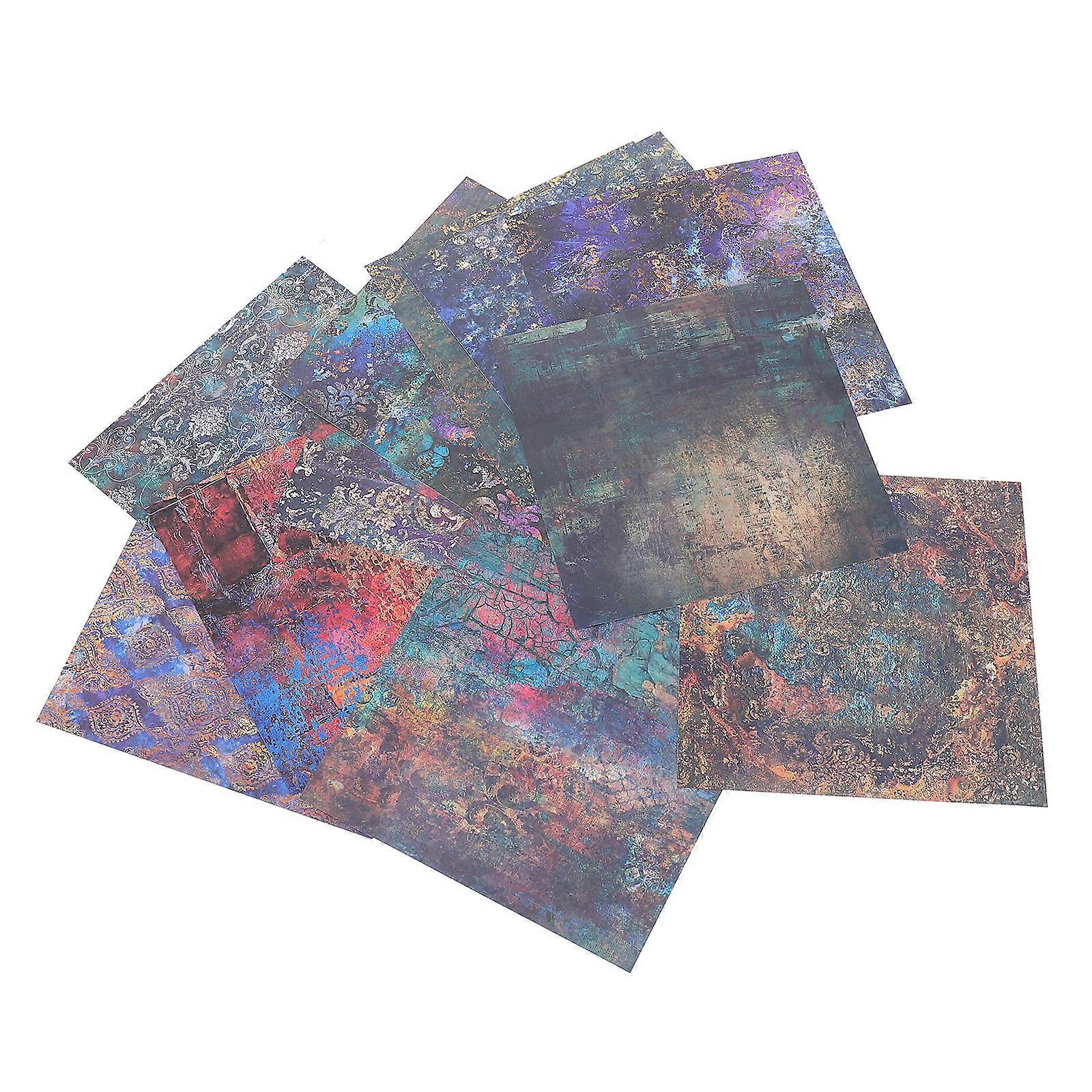 Decorative Craft Paper For Holiday And DIY Projects 15X15cm Multi-Color Making 24 Sheets