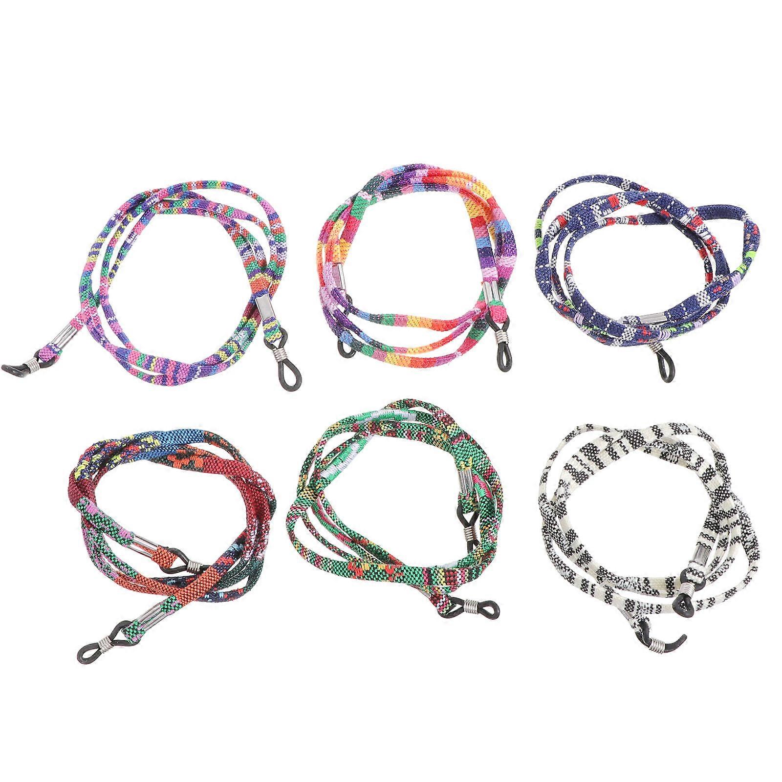 Glasses Ropes Eyeglasses Straps for Outdoor Use Elastic 12Pcs Pack