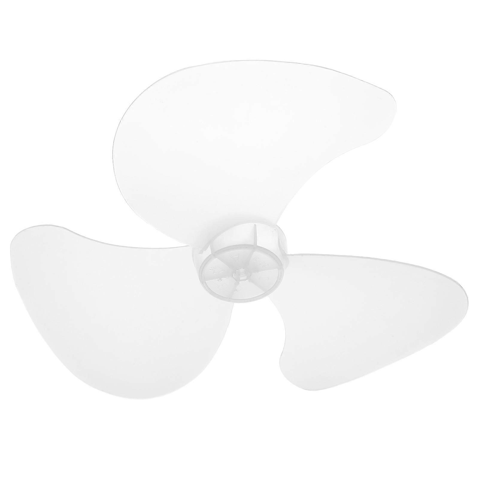2Pcs Plastic Fan for Electric Fan Replacement White Set