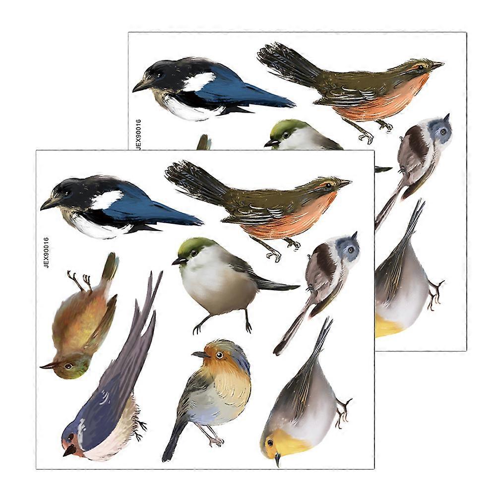 Self Adhesive Bird Window Sticker Anti-Collision Window Decal 6 Sheets