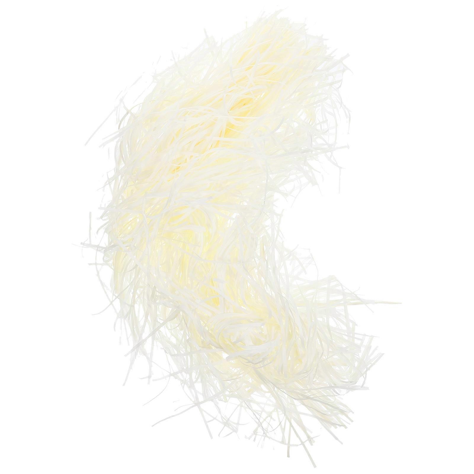 2Pcs White Shredded Tissue Paper For Gift Packaging Accessory Suitable For All Occasions Including Halloween And Christmas Decoration