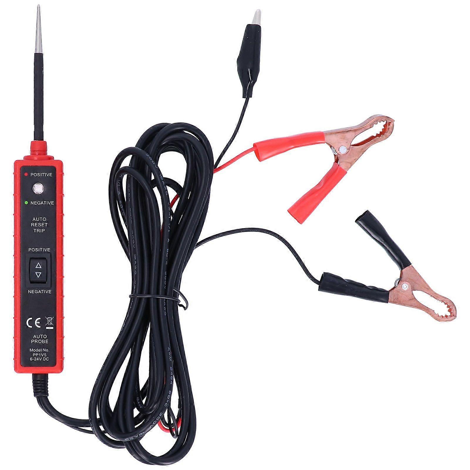 624V Power Circuit Electrical Circuit Tester Detector Professional Auto Diagnostic Tool with 14.8ft Cable