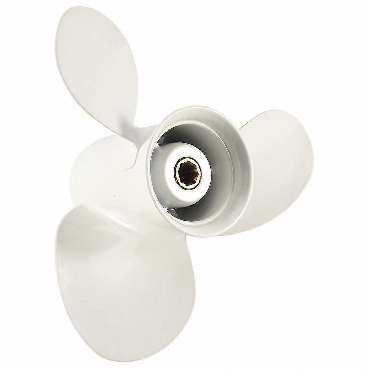 Aluminum Propeller 9.25x11 for 9.9-20 HP Outboard Motors with 8 Tooth Spline Fit F9.9 F15 F20 Engines