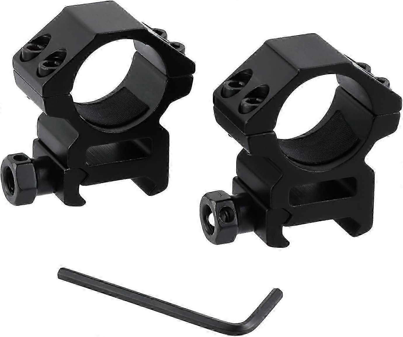 2-Aluminum Flashlight Clip-Double-Nail Low Width 25-26