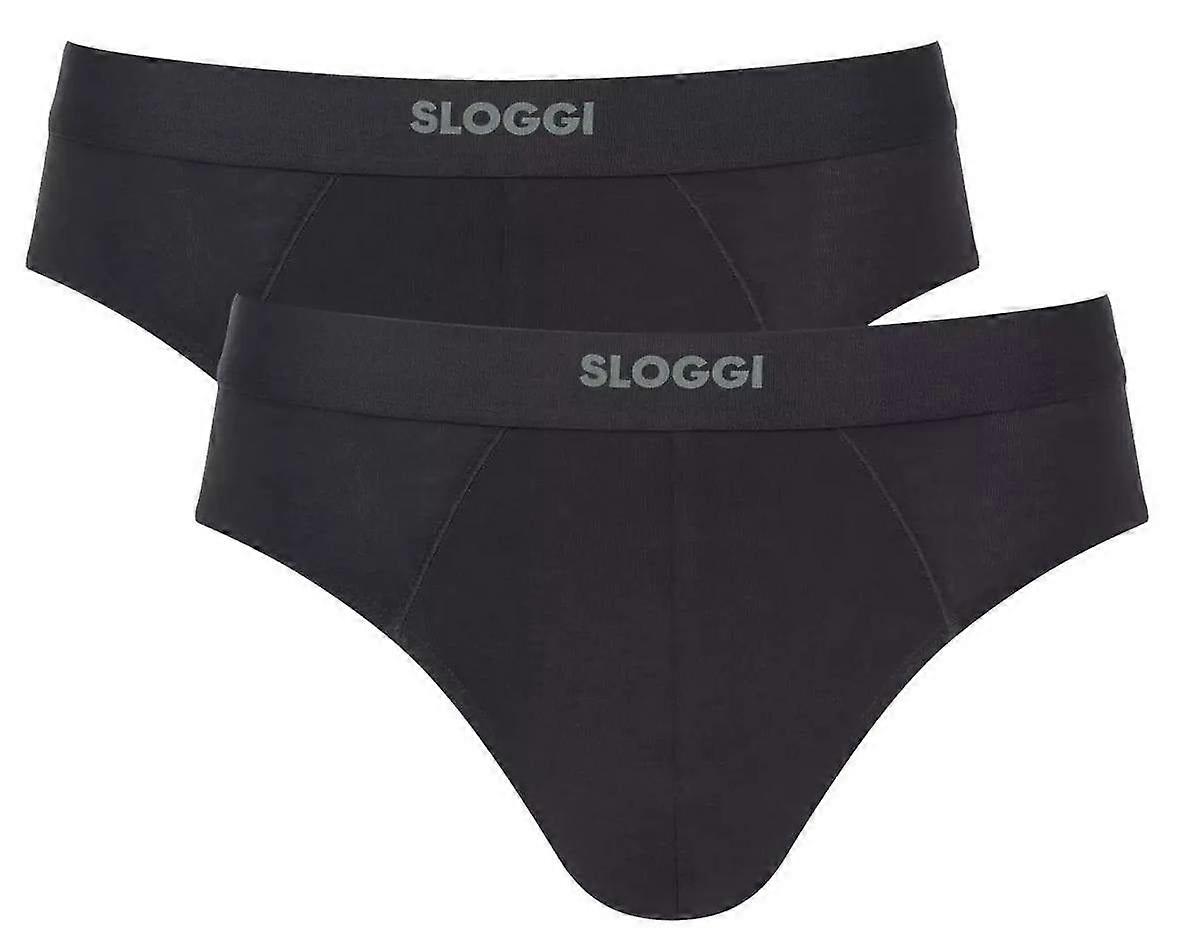Sloggi Ever Ease 2 Pack Brief - Black