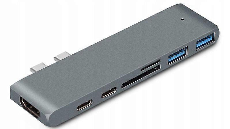 USB Type C Hub Dock For MacBook Pro Air Adapter 4K HDTV Hub USB 3.0 Card Reader Laptop Docking Station USB Hubs