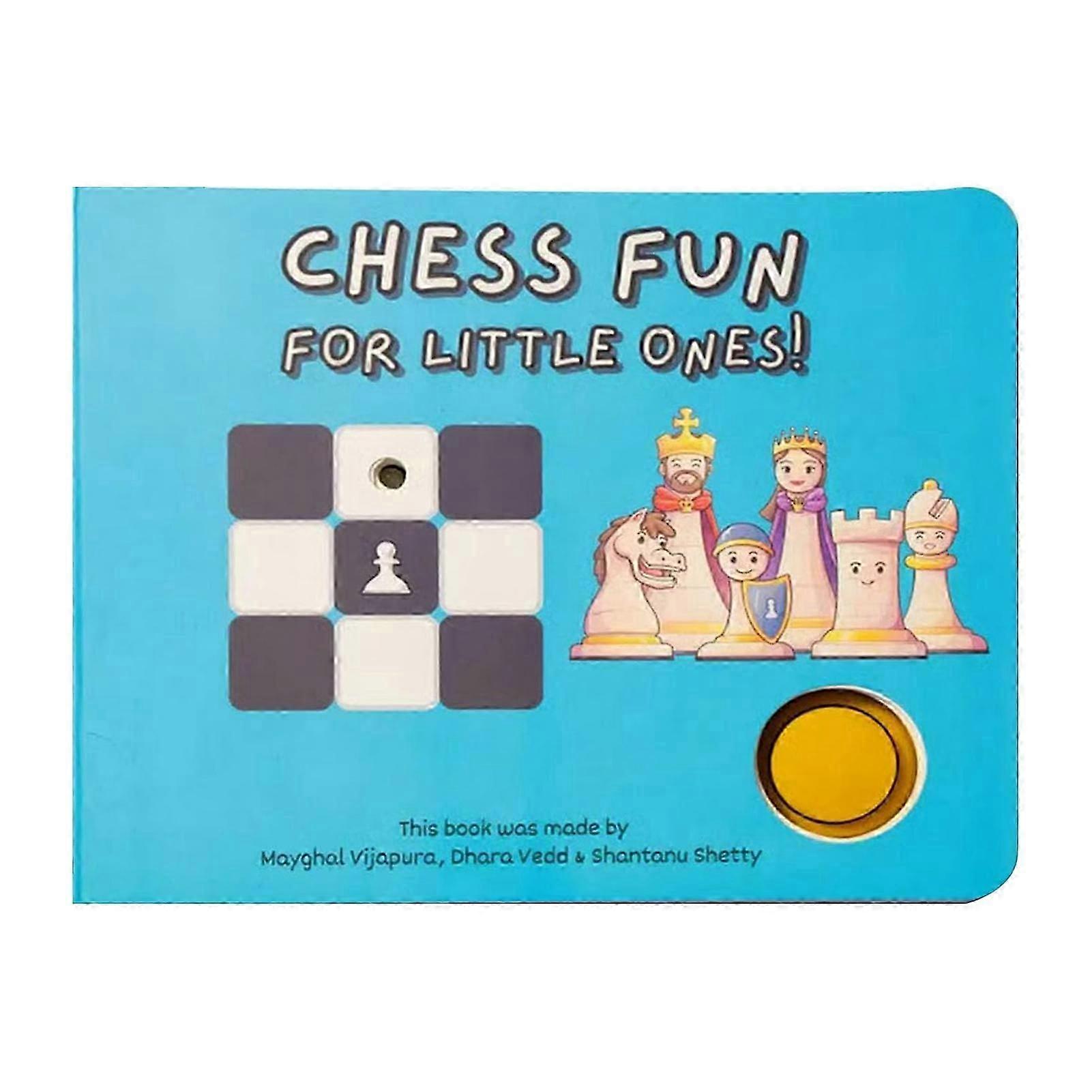 Little Ones Chess Interactive Book Introduce the Rules of Chess to Children