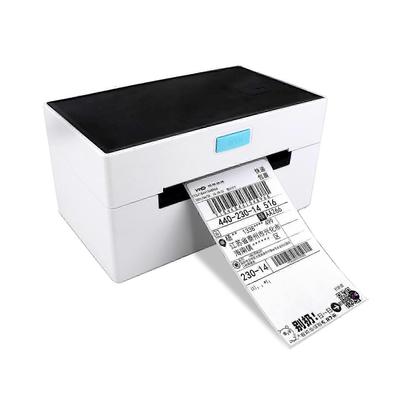 POS-9220 100x150mm Thermal Express Bill Self-adhesive Label Printer, USB with Holder Version, US Plug USB,US Plug
