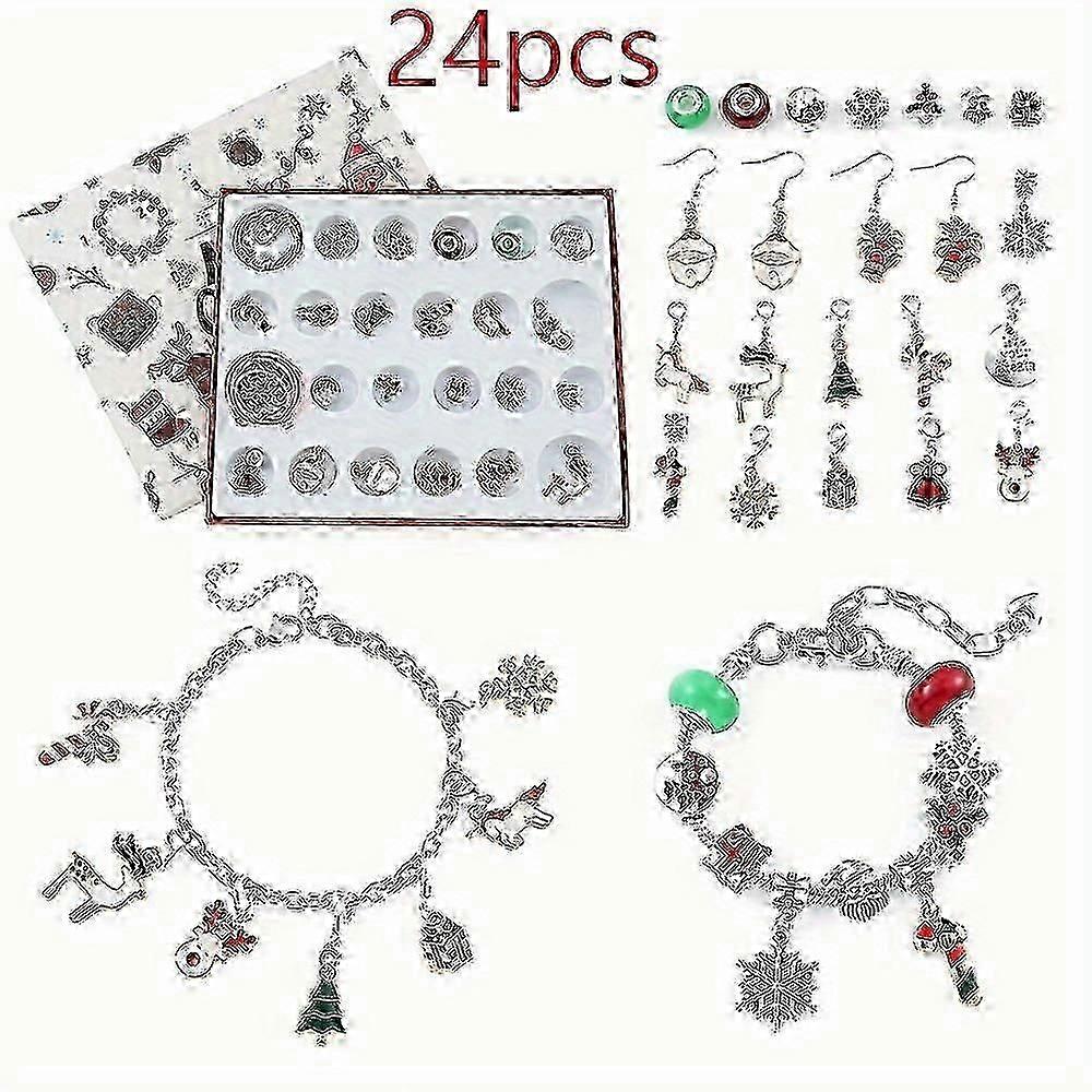 Exquisite 24 Countdown-Kalender Advent Überraschung Blind Box Set Kreative Ornamente Weihnachten Geschenk