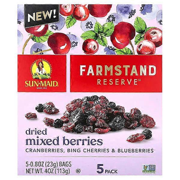 Sun-Maid, Farmstand ReserveÃÂ¢ÃÂÃÂ¢, Dried Mixed Berries, 5 Pack, 0.8 oz (23 g) Each