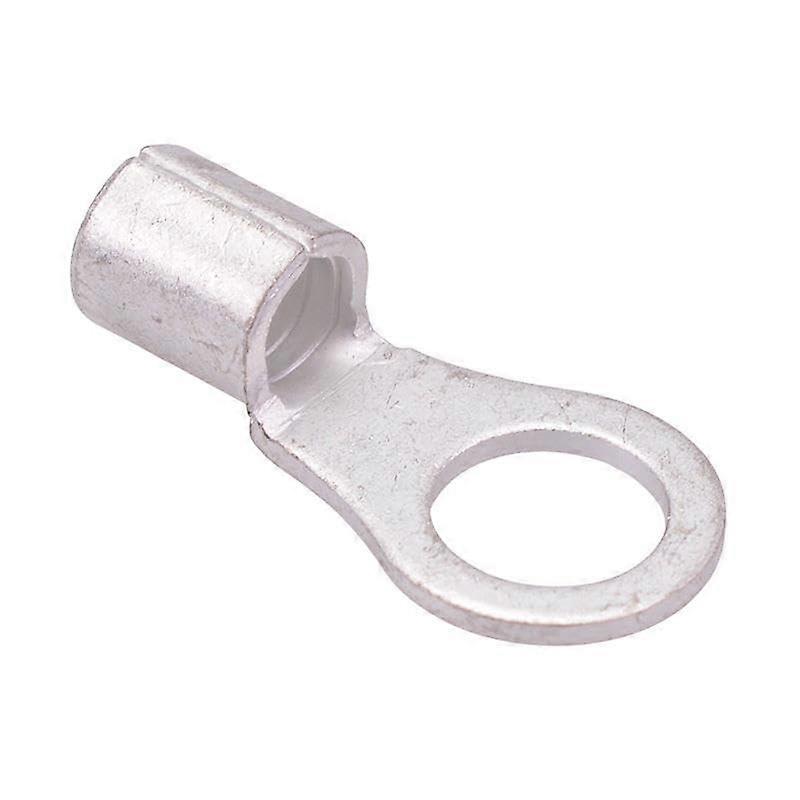 Ring Terminal Open End 10.5mm NonInsulated for 6 AWG Wire Pack of 10