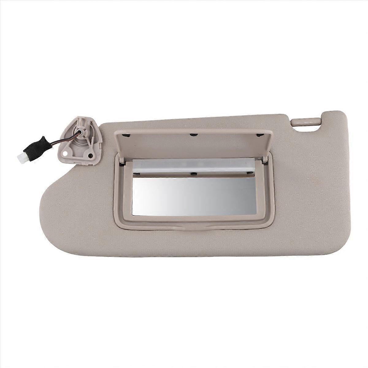 Beige Sun Visor for 2013-2018 with Vanity Mirror