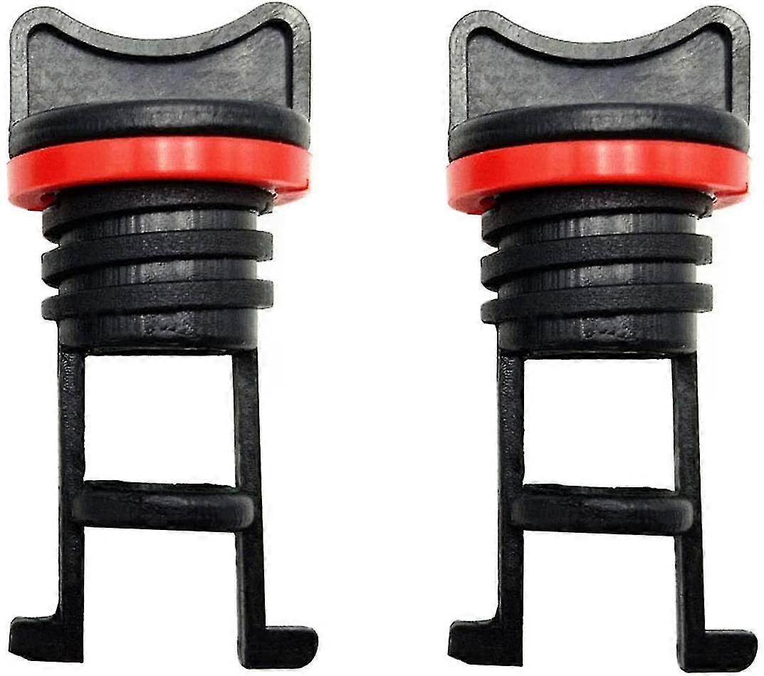 Kayak Drain Plug Kit Kayak Dinghy Canoe Boat Hull Thread Drain Plugs Black