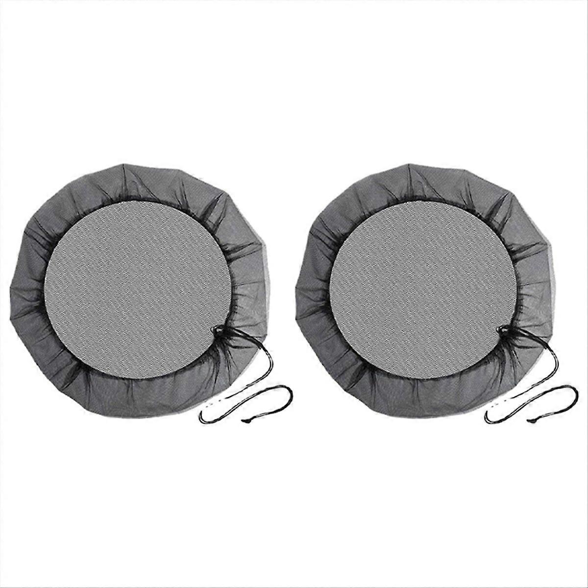 Mesh Cover For Rain Barrels With Drawstring, Netting Screen Cover