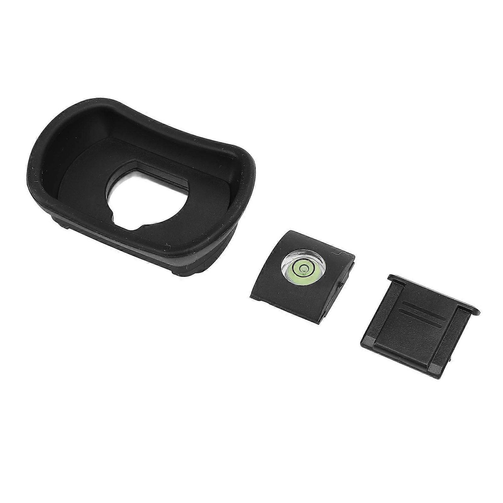3 Pcs Set Camera Viewfinder Eye Cup Hot Shoe Cover and Bubble Level for GFX100II 100 XH1 XH2S GFX50S X T5 T4 T2 T 