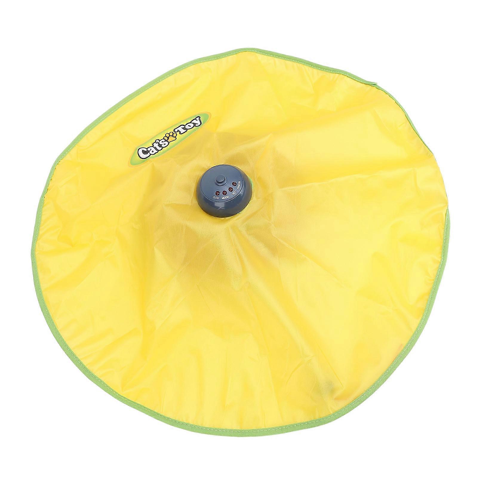 Electronic Concealed Motion Cat Toy Electric Self Play Interactive Cat Toy Automatic Rotation Teasing Stick Mat Hunting Instincts Toys 