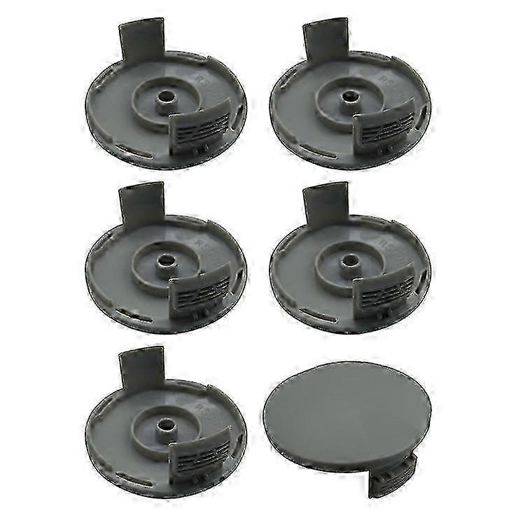 6-Pack Mower Replacement Spool Cap Set for RLT4027 RLT4125 RLT5027 RLT6030 RLT5127 RLT6130 Models
