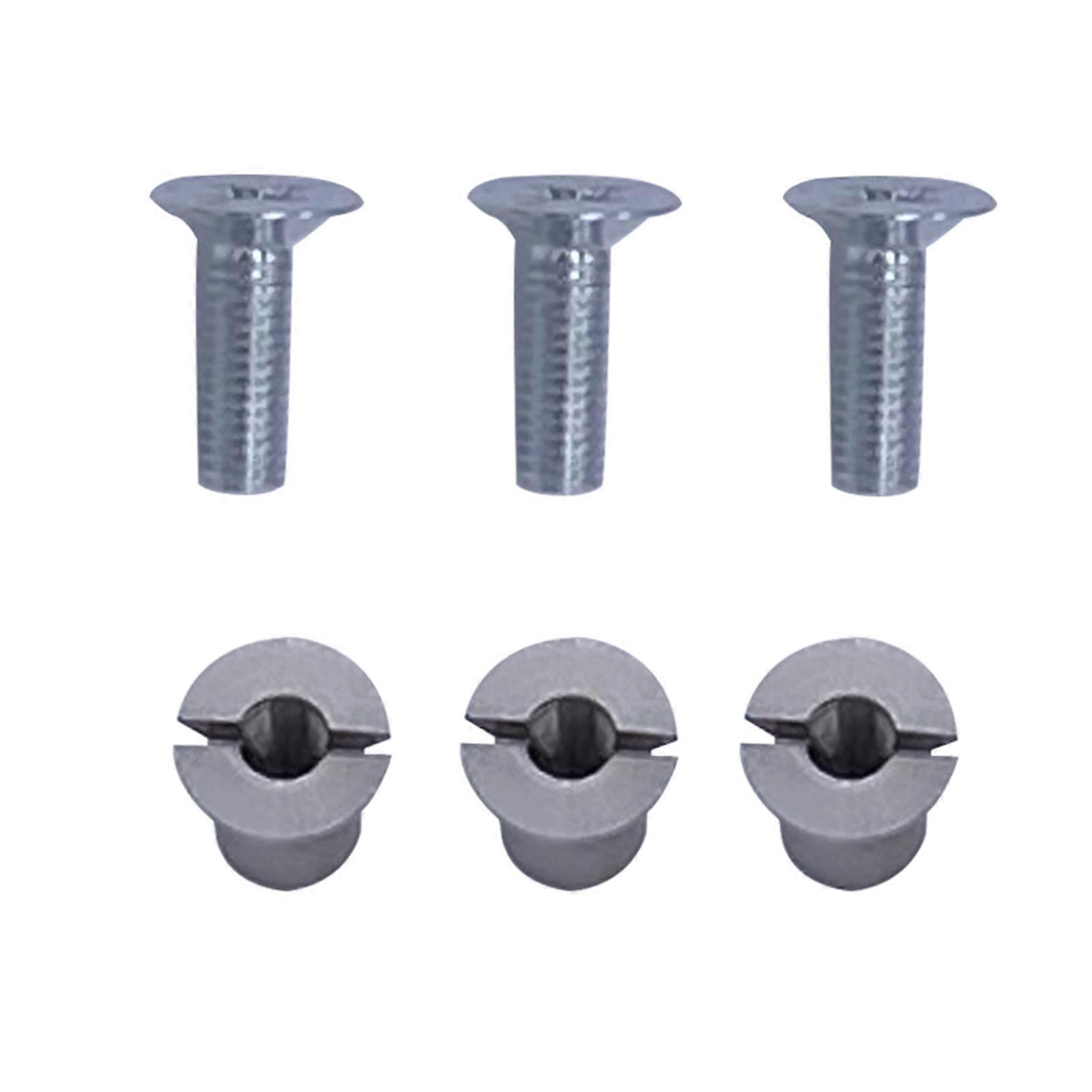 DIY Speaker Accessories for 1/4 Screws Open Reel Tape Empty Reel Matching Screws 3Pairs Multicolor