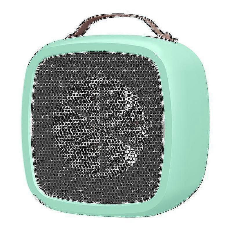 Battery Powered Space Heater - Compact Electric Mini Fan Heater With Thermostat