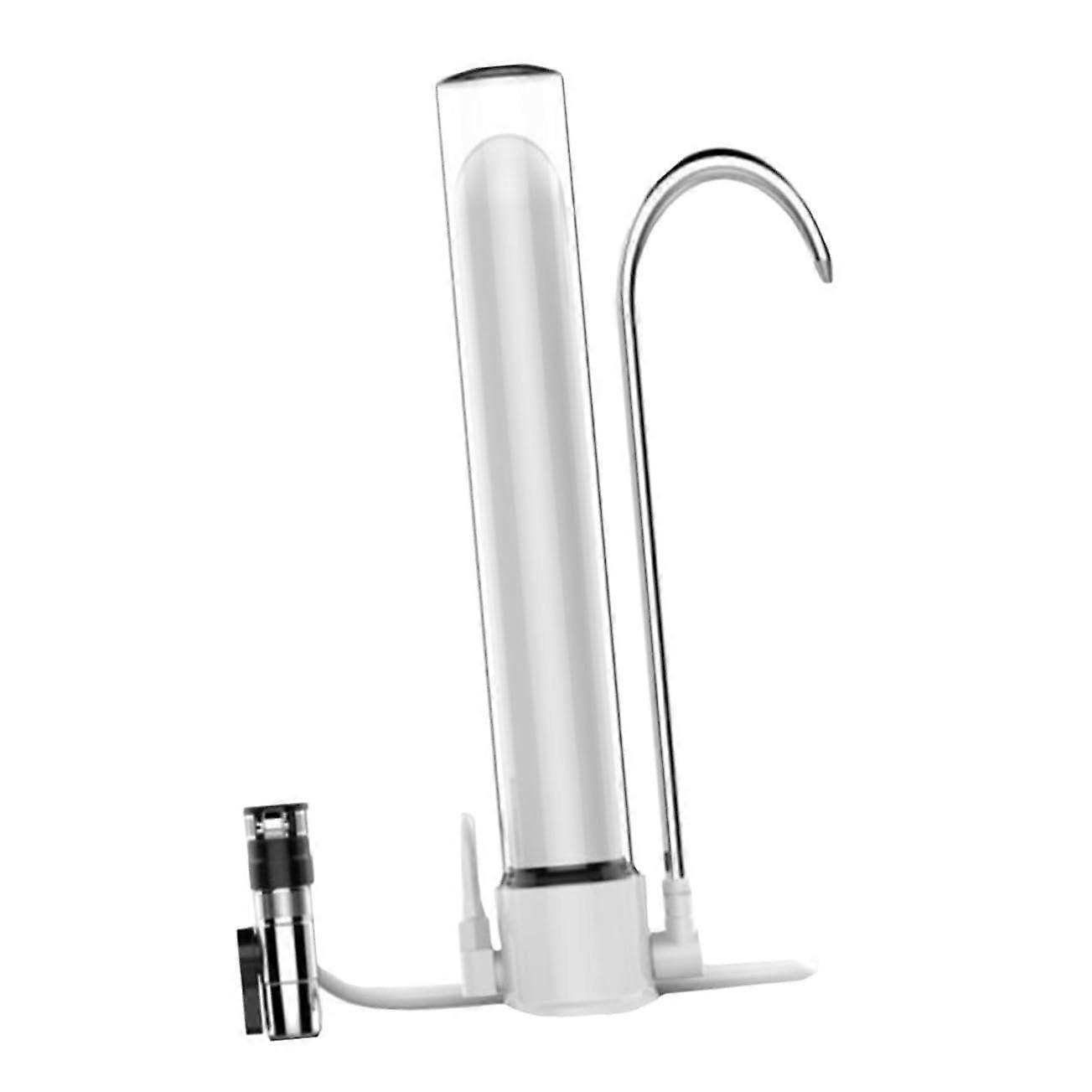 Countertop Faucet Water Filter Ceramic Core Filtration For Kitchen And Bath Taps Easy Install With Faucet Adapters