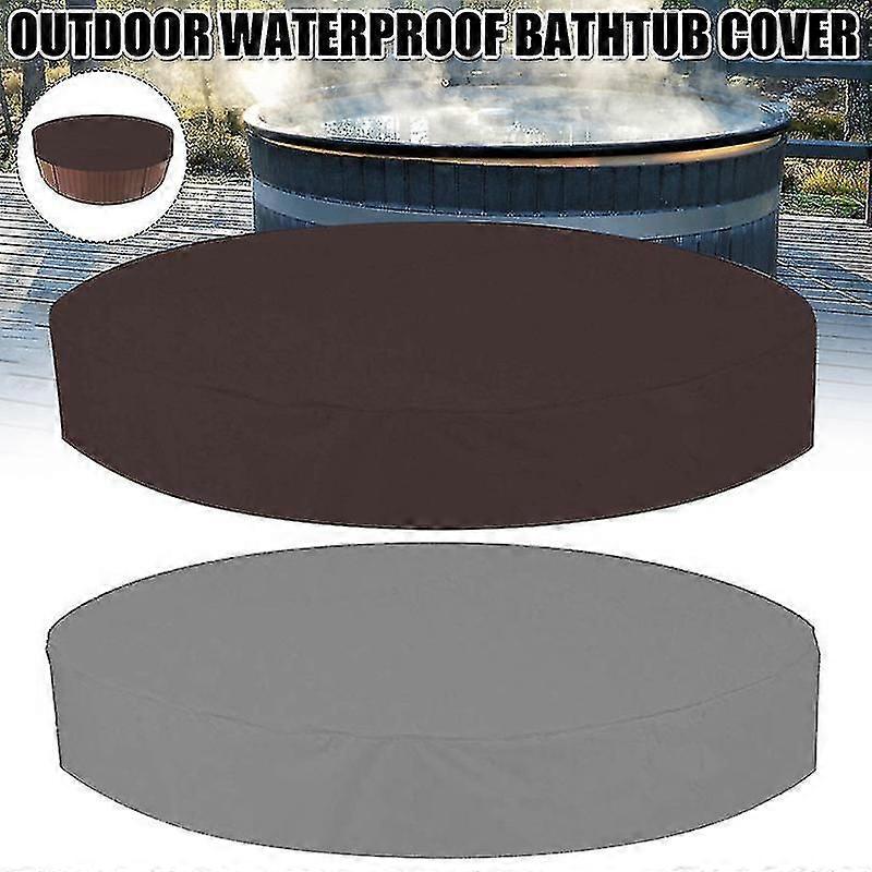 غطاء حوض استحمام ساخن دائري خارجي مقاوم للماء وأغطية أحواض استحمام ساخنة وغطاء غبار
