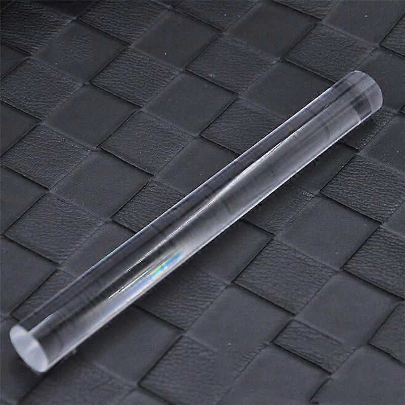 1Pc Transparent Acrylic Solid Roll Clay Rolling Fondant Baking Pastry Roller