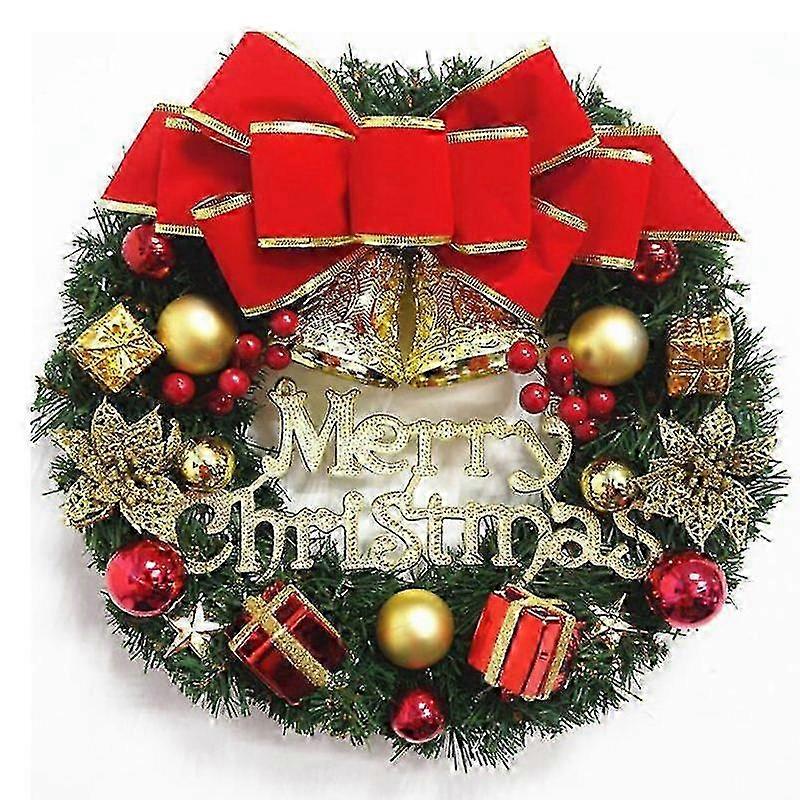 Wieniec na drzwi świąteczne do wejścia w stylu skandynawskim