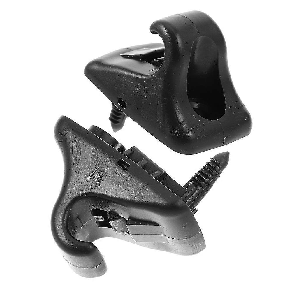 Sun Visor Clip Retainer 2Pcs Repair And Replacement Solution For Vehicle Maintenance Durable Craftsmanship Adjustable Angle