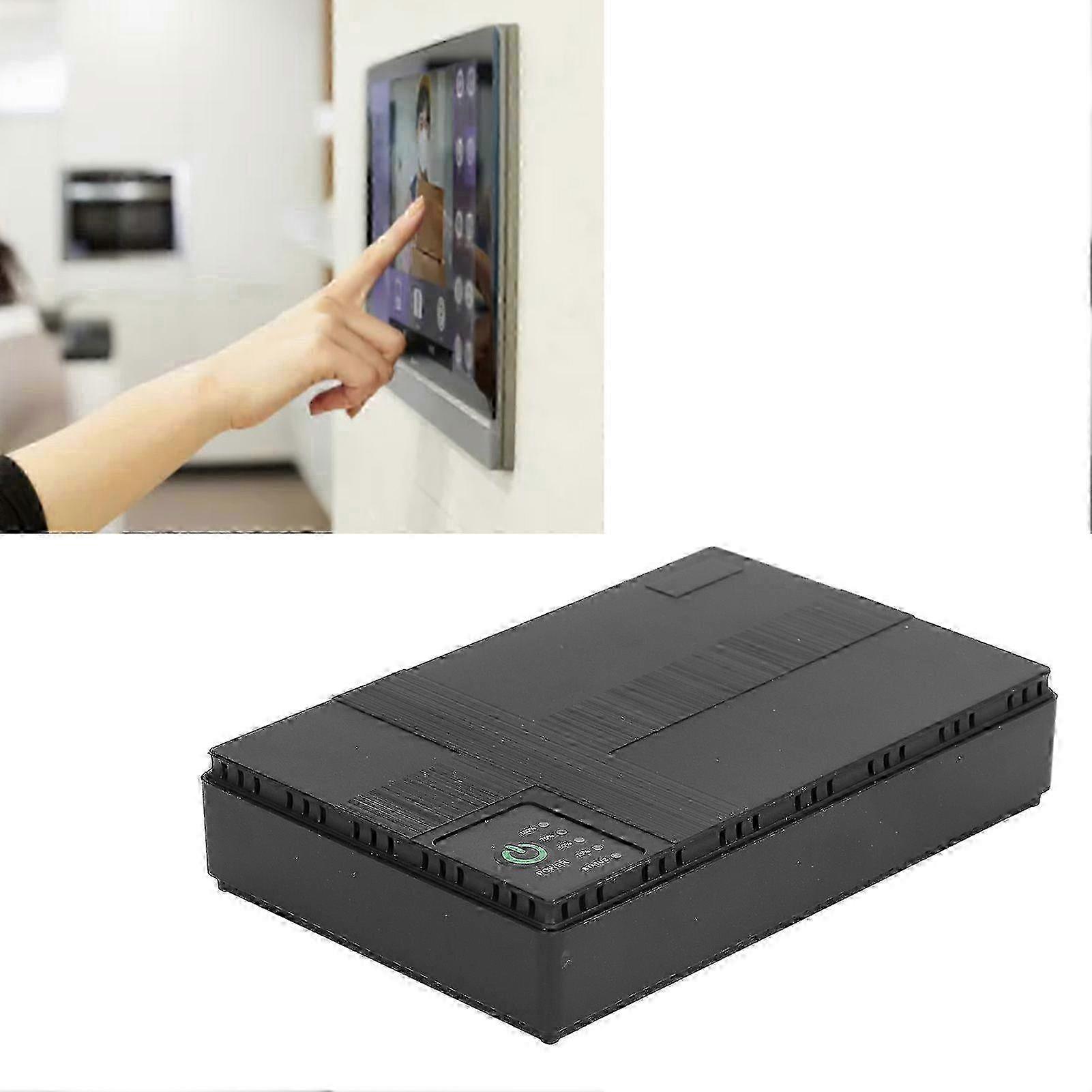 Mini UPS Battery Backup 10400mAh Large Capacity Uninterruptible Power Supply for Camera Router