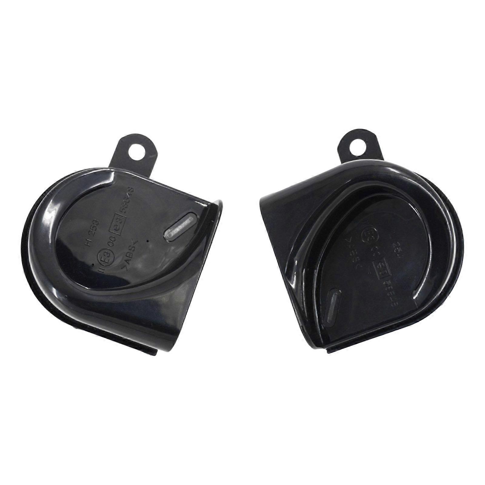 Heavy Duty Vehicle 12V Snail Horn Loud Sound Easy Mounting Design Clear Warning Tone Plastic Car Component Quick Setups Multicolor