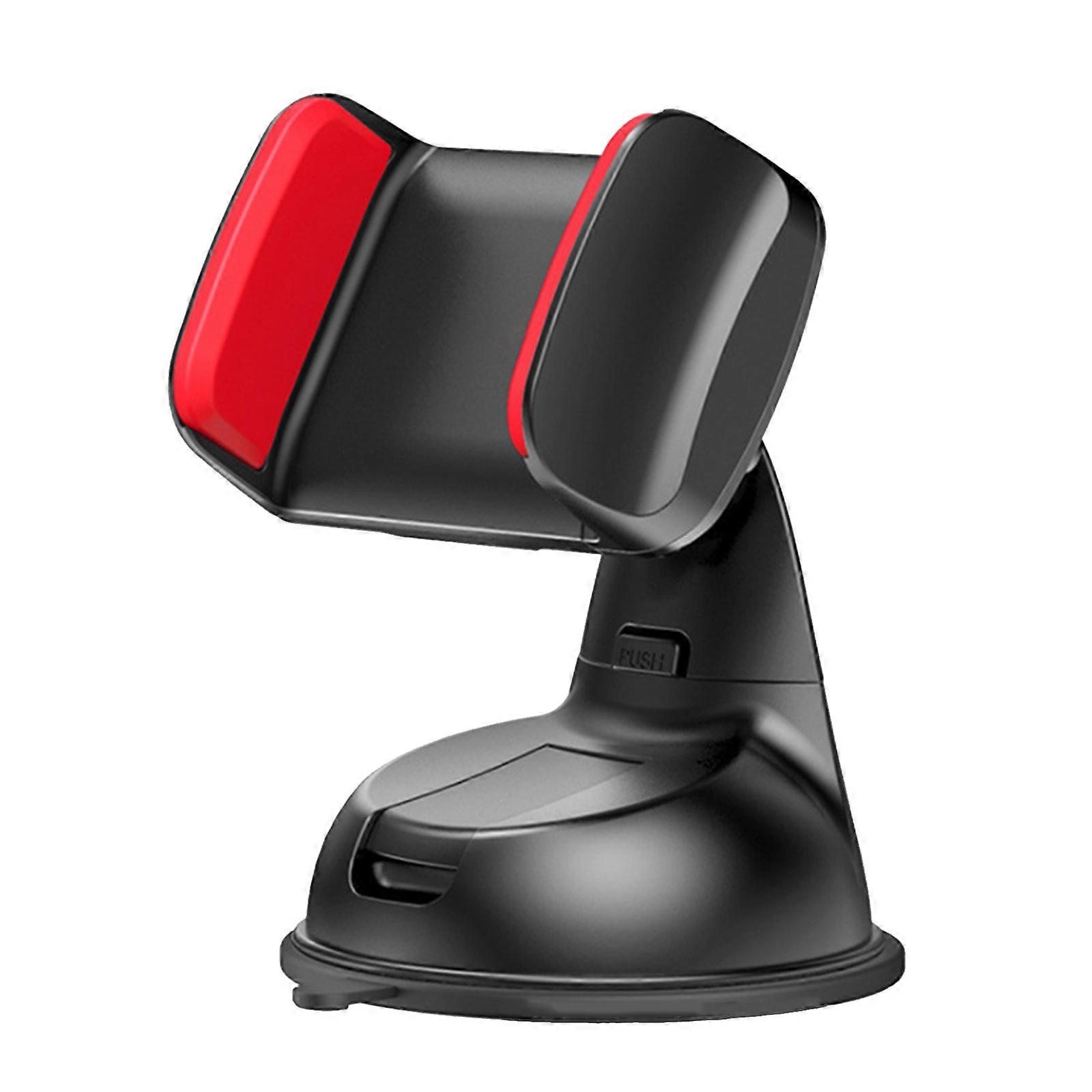 360 Rotating Car Phone Holder With Strong Suction Cup For Windshield Dashboard Secure Clamp Fits Most Mobile Devices Multicolor