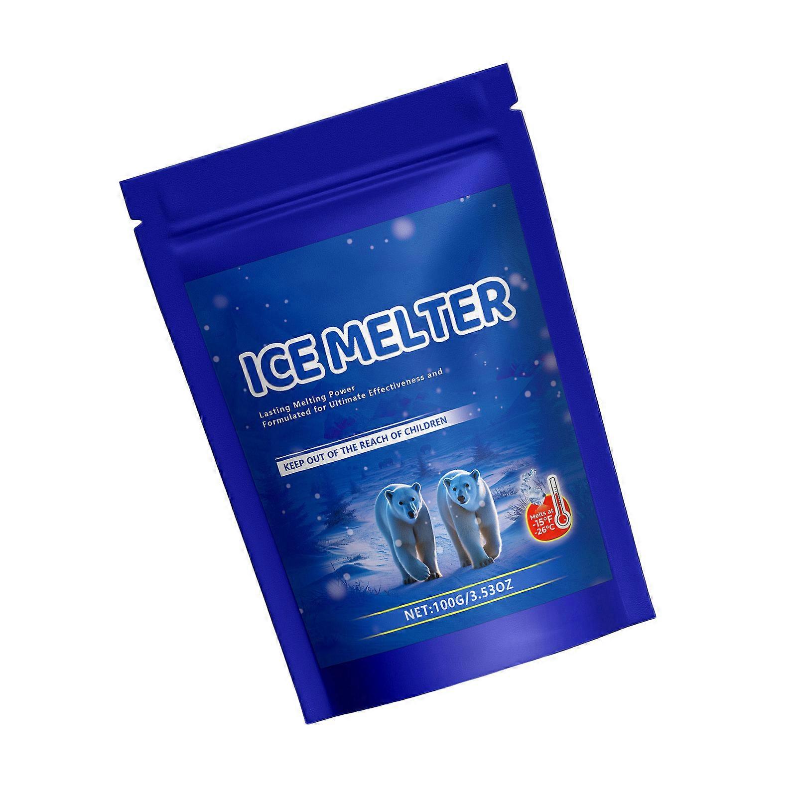 Ice and Snow Melter,Fast Acting Ice Melter Melting Ice on Sidewalks,Driveways,and Parking Lots in Freezing Temperatures Multicolor