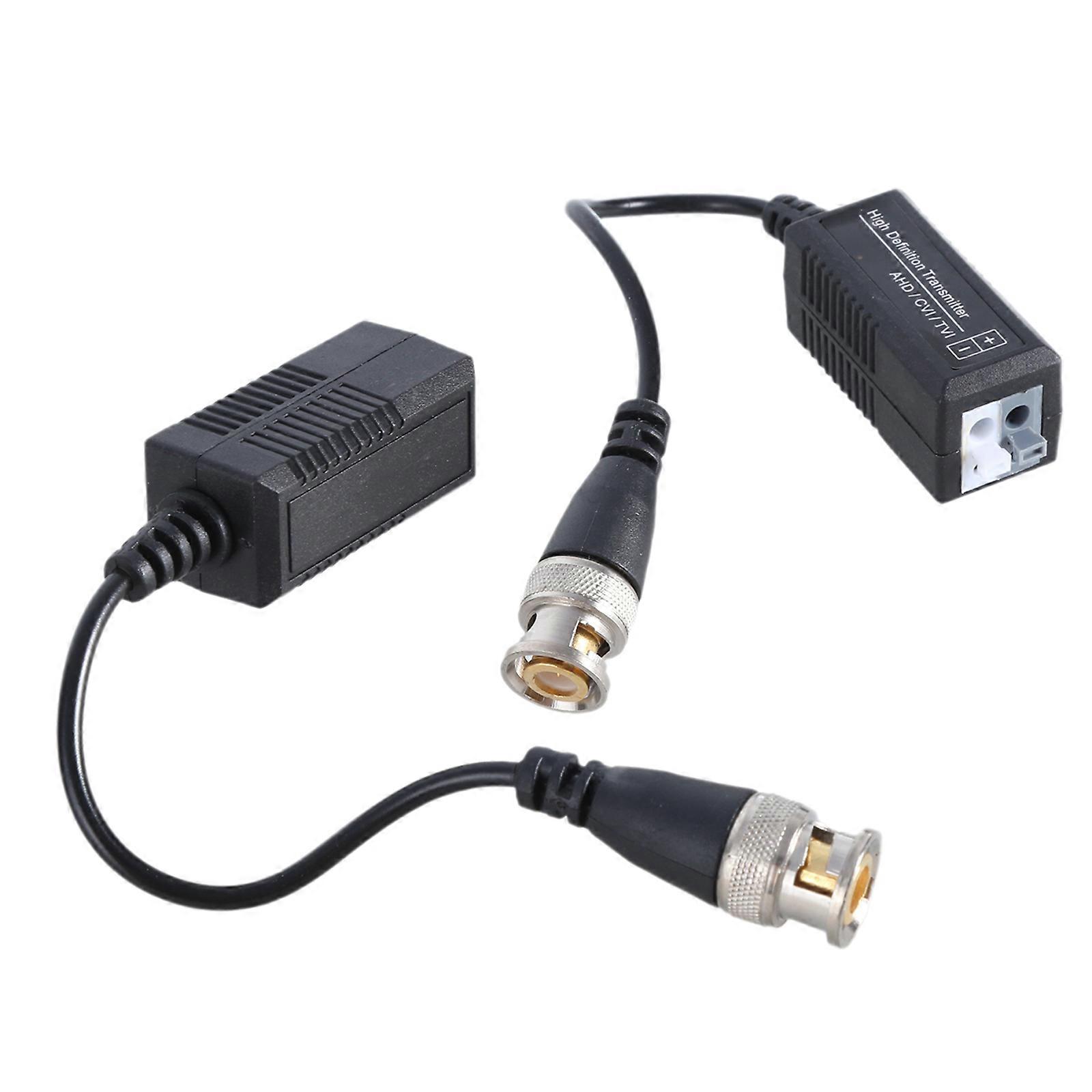 High Clear 1080P Passive Video Transmitter, Long Distances Twiste Pair Cable Transmitter for Various Monitoring Multicolor