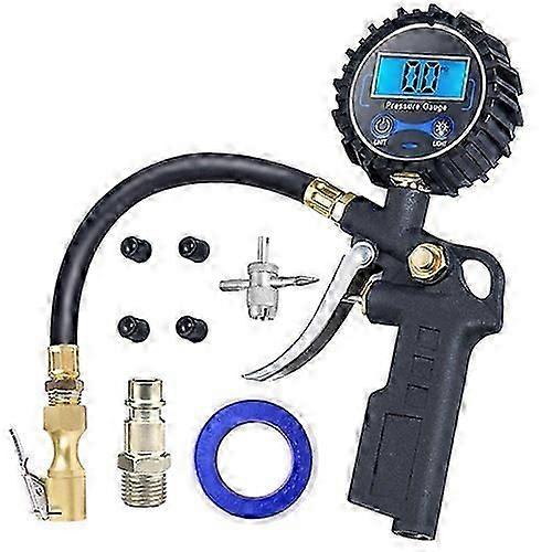 Digital Tyre Inflator with Pressure Gauge 250 PSI Digital Tire Pressure Gauge with Inflator