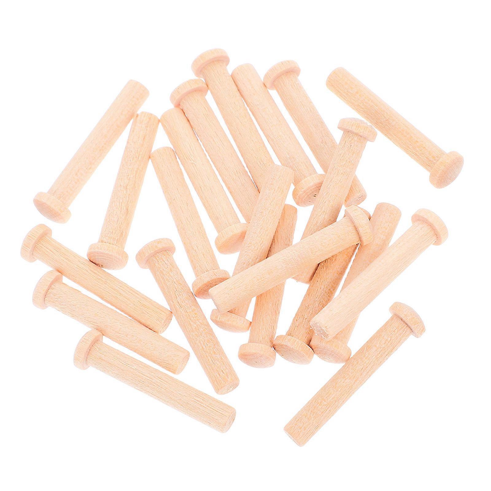 T Nails for Woodworking Crafts with Durable Solid Wood 20Pcs Pins