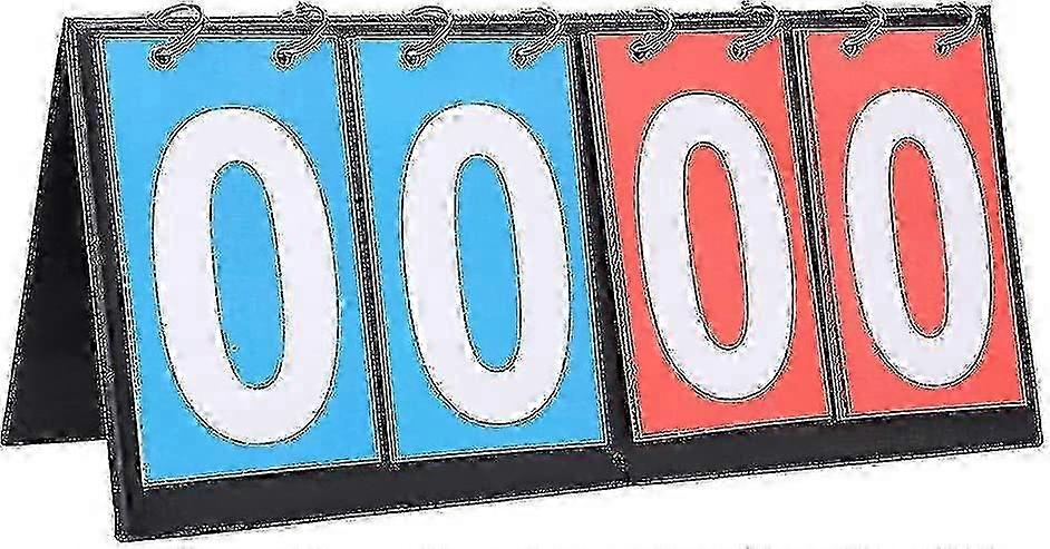 Portable Table Top Scoreboard Flipper, Multi Sports Score Flip Scoreboard Score Keeper
