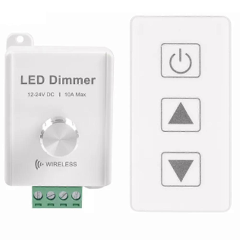 DC12V-24V 10A Wireless LED Strip Dimmer with Touch Remote for Single Color LED Strip(R1)