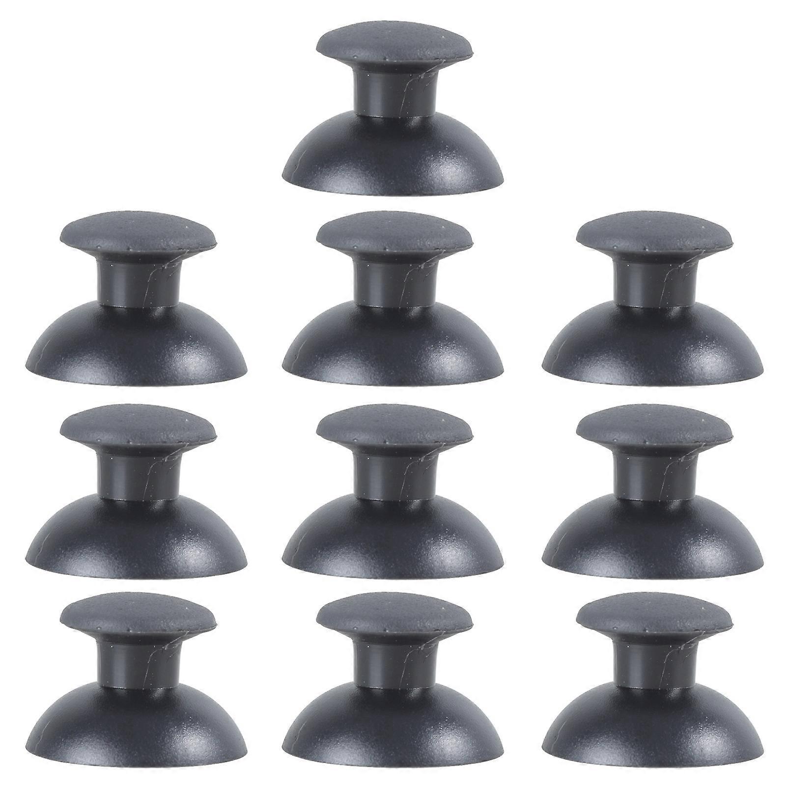 10τμχ Λαστιχένια Καπάκια Μαύρα