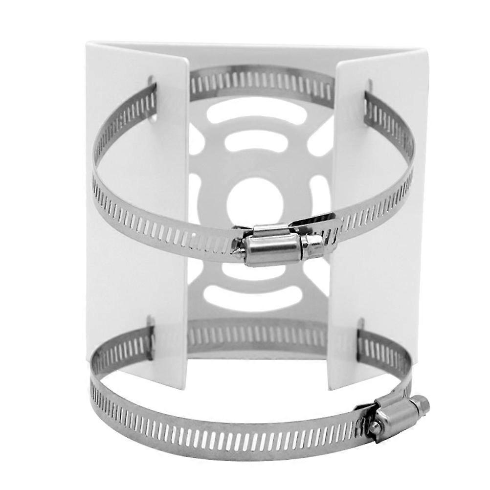 Steel Pole Mount Adapter Vertical Mount Loop Bracket for Security 4Sets
