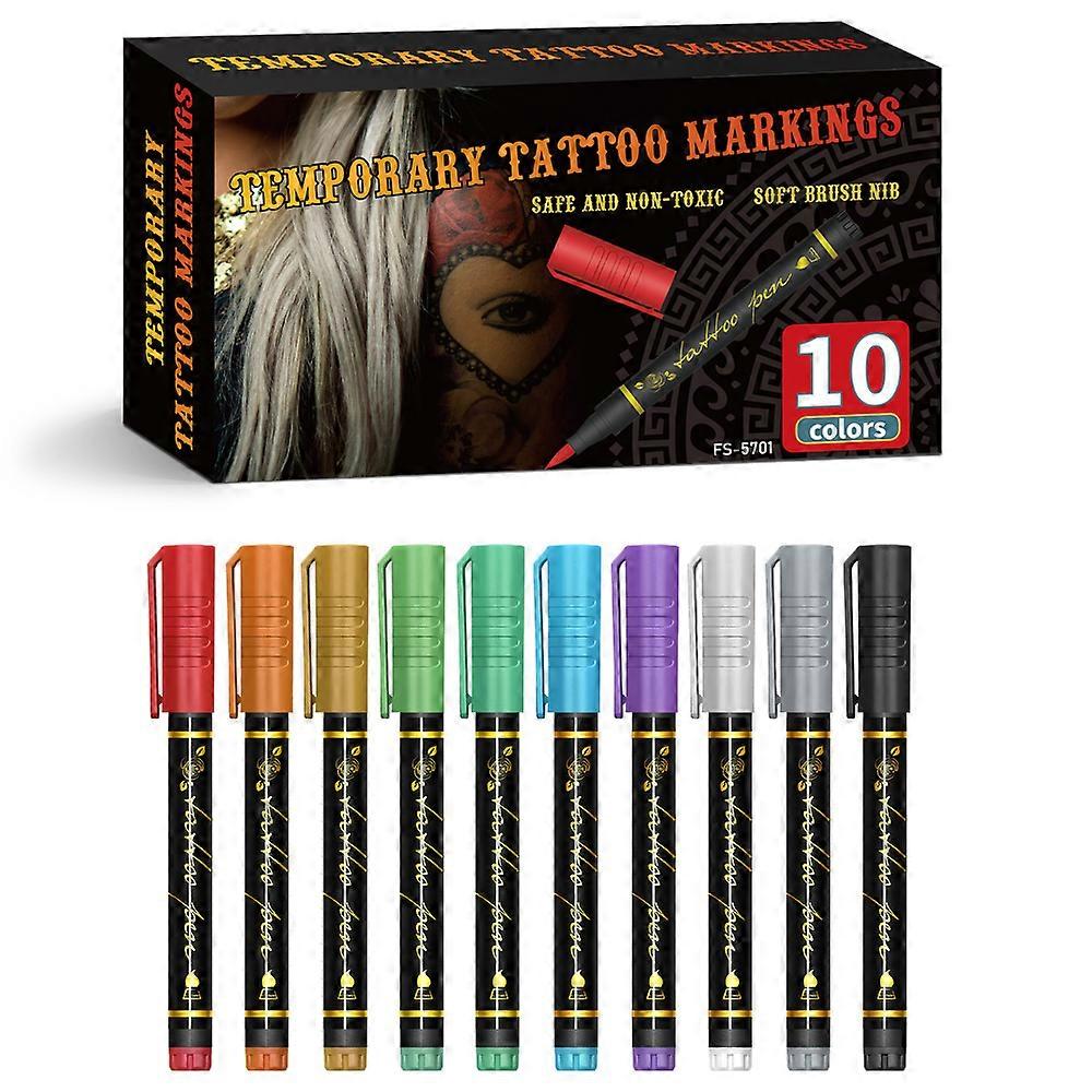 Body Paint Markers Easy To Remove Fast Drying Formulas Waterproof for Family Friendly
