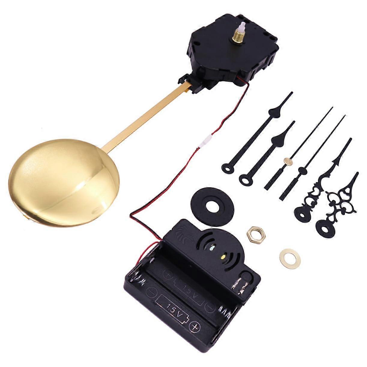 Replacement Pendulum Clock Movement Set with Music Box for DIY Wall Clock  and Thick Panels