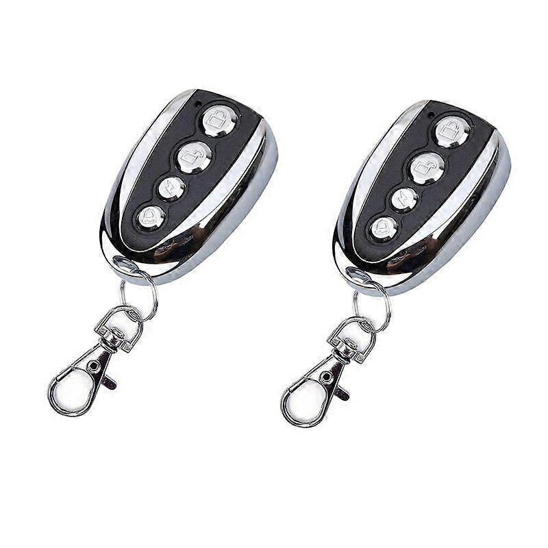 x Handheld Transmitter 433 MHz Garage Door Remote Control, Compatible with Nice Flor-S, DITEC, V2 Models/Easy Setting/4 Channels