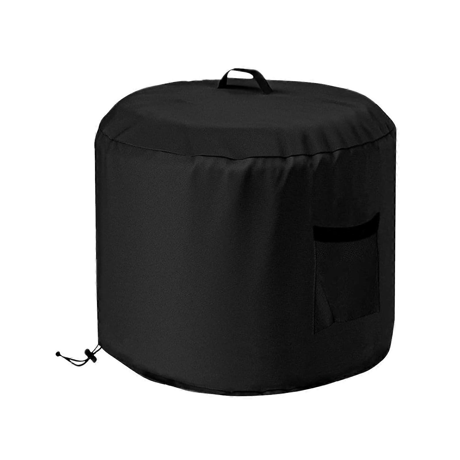 High Strength 420D Polyester Ice Bath Cover Resistant Fabric Universal Application  Black