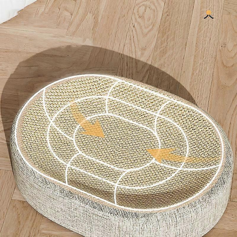 Sisal Cat Scratching Board Nest Wear-Resistant Cat Claw Board Hemp Rope Cat Toy Scratch-Resistant Cat Boring Cat Nest