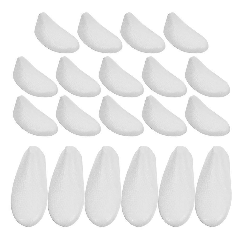 Shoe Tree Foam Shoe Shape Inserts for Shoes 10Pairs White Foam Support