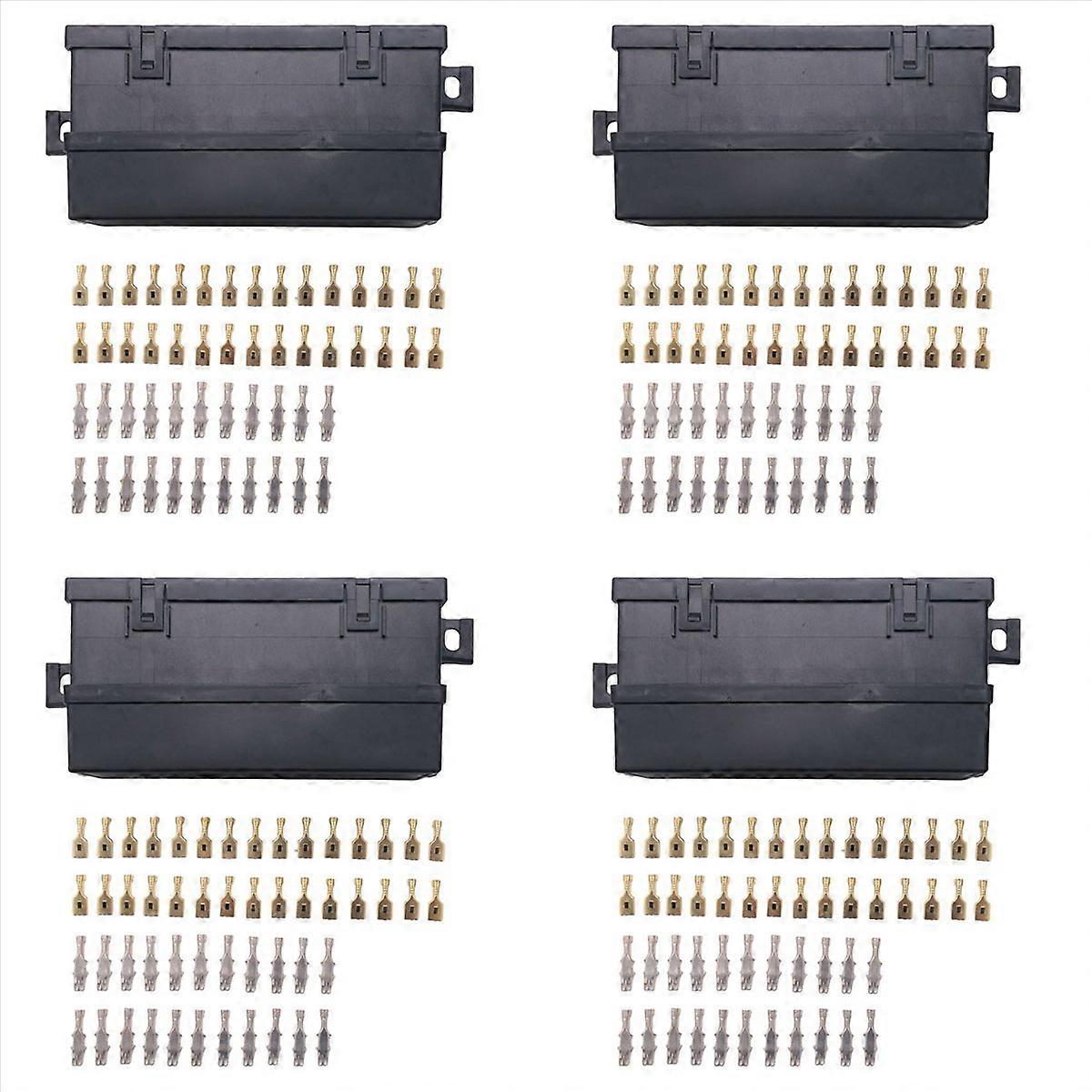 Car 11 Way Fuse Holder Relay Box with Terminals Relays Connectors