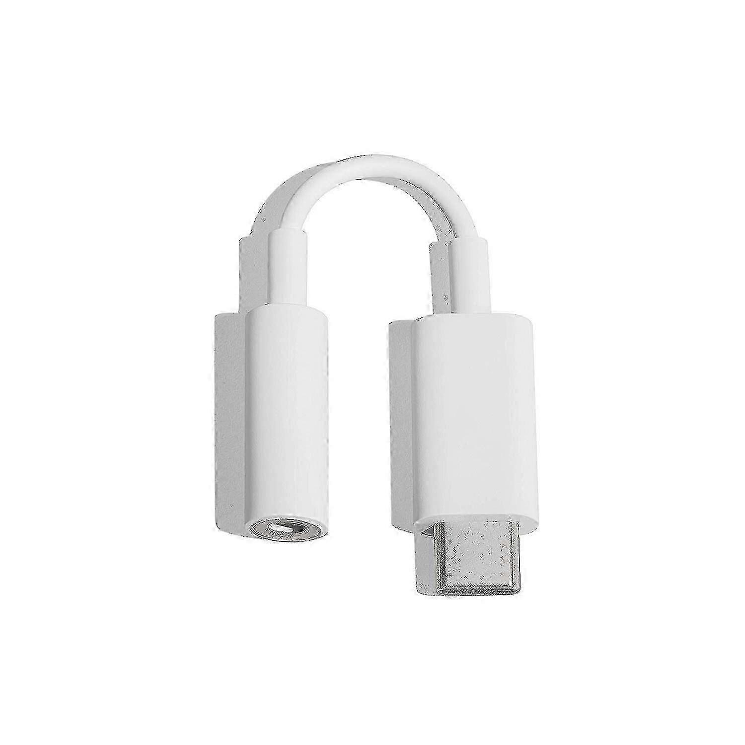 Adapter for Google device, USB-C to 3.5mm digital audio output - White
