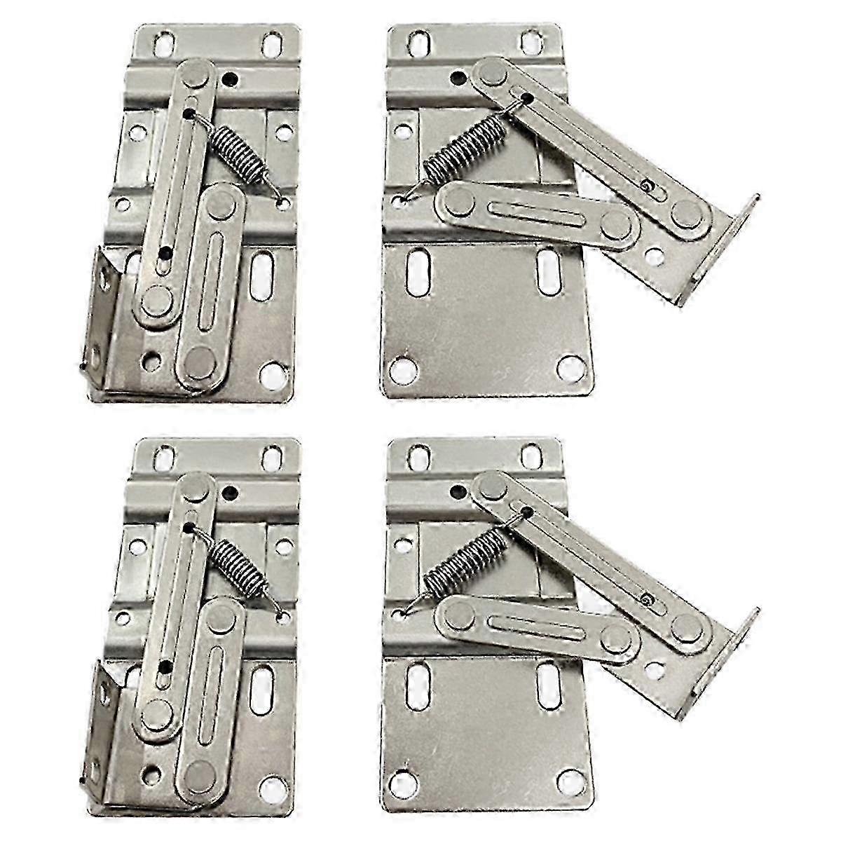 2Pair Self-Closing Tip Out Tray Hinges for Kitchen Cabinets (Satin Finish)