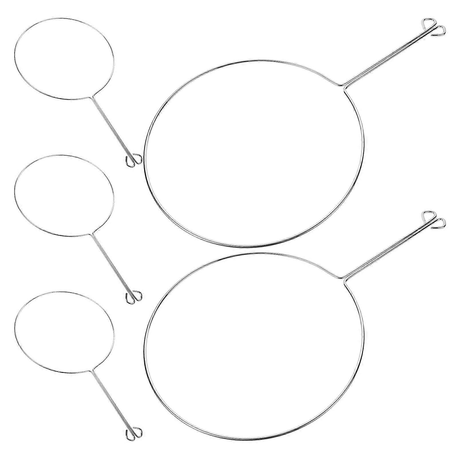 Reusable Filter Bag Stand Steel Bag Rings Tea Brewing Multipurpose Usage 5Pack